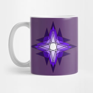 Purple Star design Mug